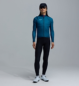 Men's Classic LITE cycling gilet in teal, lightweight windproof water-resistant recycled fabric with mesh back, SAB two-way zipper, silicone hem, reflective details and 3 reinforced rear pockets
