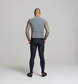 Back view showing full reflective coverage; elasticated hem and SAB zip for secure, adjustable fit.