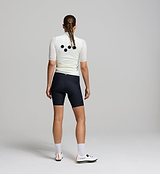 Rear image of Classic LITE gilet in porcelain – mesh panel ventilation, three reinforced rear pockets, and reflective rear logo for secure storage and low-light visibility.