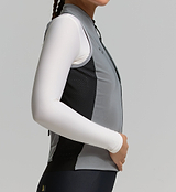 Close-up of reflective waterproof fabric; highlights premium construction and windproof layering for year-round use.