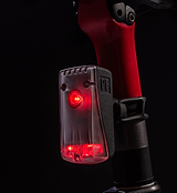 Project Flock Rear Light offering unique biomotion visibility and multi-light modes for unmatched cyclist safety.