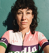 Pedla cycling Heritage Women's Classic Jersey Multi closeup breathable moisture wicking- pink and purple