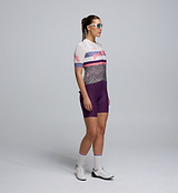 Pedla cycling Heritage Women's Classic Cycling Jersey RideKnit side view breathable moisture wicking