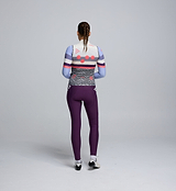 Rear view of RideKnit cycling gilet – mesh back panel and three-pocket system for breathability and storage