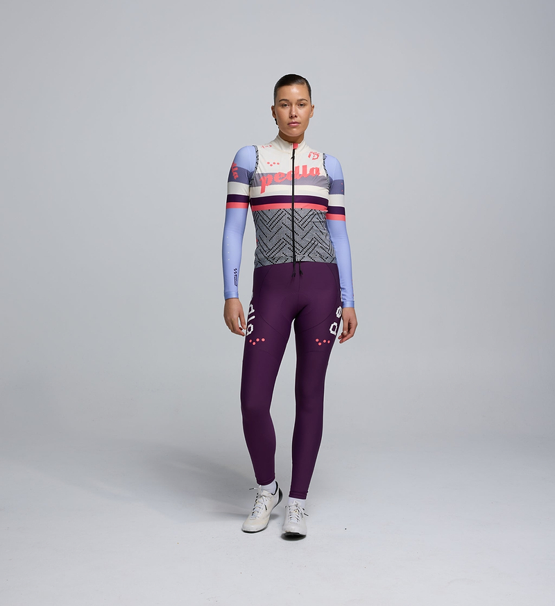 Front view of cyclist wearing the RideKnit Classic LITE Gilet – streamlined fit with wind-blocking front and breathable mesh back