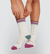Lightweight Socks - Heritage on model front close-up, breathable with moisture management
