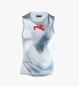 Pedla Cycling LOCAL LOOPS Women's Air Base Layer Bubble Pearl breathable lightweight cool silo shot red