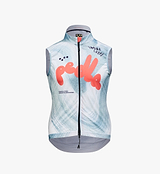 Pedla cycling LOCAL LOOPS Women's Classic LITE Gilet Bubble Pearl silo shot breathable pockets reflective