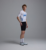 LOCAL LOOPS / Men's PRO Pursuit AIR Jersey - White & Cobalt