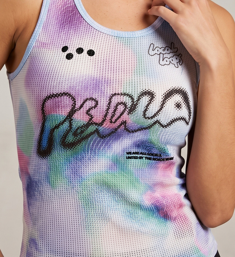 LOCAL LOOPS / Women's Air Base Layer - Soft Opal
