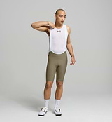 Men's SuperFIT 2.0 Cycling Bib Shorts showcasing an aerodynamic fit, seamless cuff, and reflective detailing for enhanced visibility.