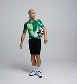 Pedla PRO Men's Pursuit 2.0 Jersey AirFoils Green - Meet your short sleeve cycling jersey for when rapid is the name of the game. High end Italian fabrics combine with an engineered fit to result in a jersey ready for your next pursuit. The AeroPRISMA sleeves are finished at the hems with a heat-welded seal, negating the need for any stitching.