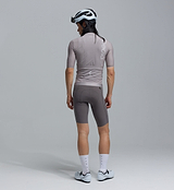Back view of Specialized PRO Analogue Men's Pursuit AIR ultralight race cycling jersey (Desert) — breathable, moisture-wicking woven fabric, UPF 35+ sun protection, ultralite aero sleeves with silicone grippers, reflective details, YKK zipper, three reinforced rear pockets (2 in 2XS/XS)