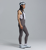 Men's PRO SuperFit Air cycling bib tights in battleship grey — lightweight Italian stretch fabric, 4-way compression, breathable performance bibs with Elastic Interface 8+hr road chamois, UPF50+, reflective logos, stash pocket