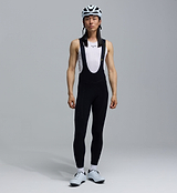 PRO SuperFit Air men's black cycling bib tights, lightweight Italian stretch, high-compression 4-way stretch, Elastic Interface 8+hr road chamois, breathable perforated back, UPF50+, reflective logos, stash pocket