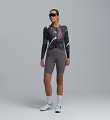 PRO Analogue Women’s Pro Pursuit 3.0 long-sleeve black cycling jersey — race-fit aero silhouette, Italian performance fabrics, AeroPRISMA cuffs, underarm mesh ventilation, reflective accents, 3 secure rear pockets