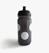 Pedla 500ml Bidon - Black standing upright on white background; shows ergonomic, minimal design ideal for cyclists