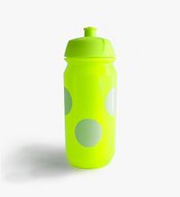 Pedla Tacx Shiva 500ml bio water bottle (Silo yellow) – eco-friendly biodegradable cycling bidon, BPA/PET-free, ergonomic squeeze design with lockable pull lid, leak-proof sustainable hydration bottle for cyclists and athletes