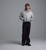 PEDLA x N-0 loose-fit black fleece-bonded soft-shell pant, water-resistant unisex commuter pant with extended side zippers, adjustable nylon waistband and side pockets
