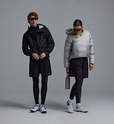 PEDLA x N-0 black running shorts - lightweight nylon-elastane stretch woven unisex short with side splits, laminated bonded hems, elastic drawcord waistband, invisible zip side pockets and rear zip pocket for running, cycling and cross-training