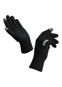 Core / AquaSHIELD Gloves - Black. Wind, rain & cold protection. Breathable, close-fitting stretch fabric. Added grip. Size: One size fits most.