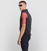 Elements Insulated Cycling Gilet / Vest - Black, Mens sizing, road, commuting, gravel riding, YKK Vislon zipper, packable pocket, DWR C6 treatment