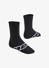 Lightweight Socks Black - Introducing the latest in lightweight sock technology: Our Pedla sock is highly breathable with active performance wicking technology for maximum moisture management & temperature control - ideal for hot summer days. Constructed from a Nylon + Coolmax® core spun covered Lycra® containing unsurpassed moisture management and sport stability.