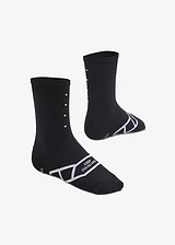 Lightweight Socks Black - Introducing the latest in lightweight sock technology: Our Pedla sock is highly breathable with active performance wicking technology for maximum moisture management & temperature control - ideal for hot summer days. Constructed from a Nylon + Coolmax® core spun covered Lycra® containing unsurpassed moisture management and sport stability.