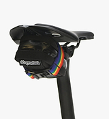 Skingrowsback Plan B Micron Saddle Bag - Rainbow, water resistant, compact design.