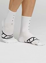 Lightweight Socks White - Introducing the latest in lightweight sock technology: Our Pedla sock is highly breathable with active performance wicking technology for maximum moisture management & temperature control - ideal for hot summer days. Constructed from a Nylon + Coolmax® core spun covered Lycra® containing unsurpassed moisture management and sport stability.