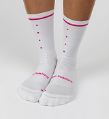 Pedla Lightweight / Socks - Fuchsia White