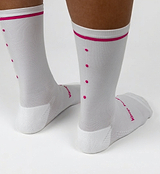 Pedla Lightweight / Socks - Fuchsia White