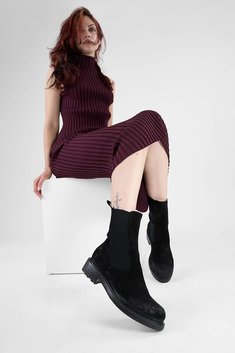 AVERY black suede chelsea boots | untamed street UNTAMED STREET AVERY black suede chelsea boots | untamed street UNTAMED STREET