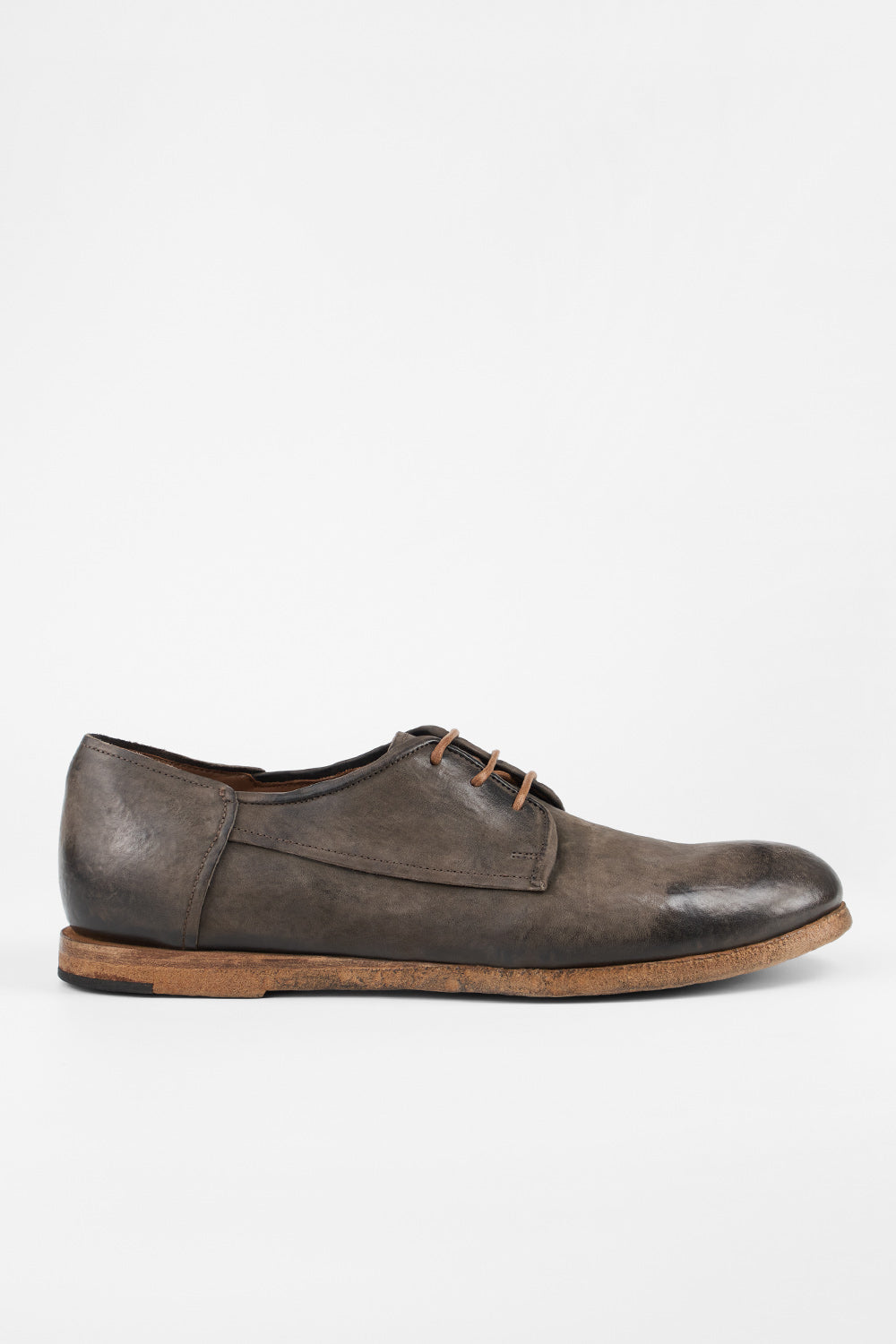 BRUCE rugged-brown derby shoes.