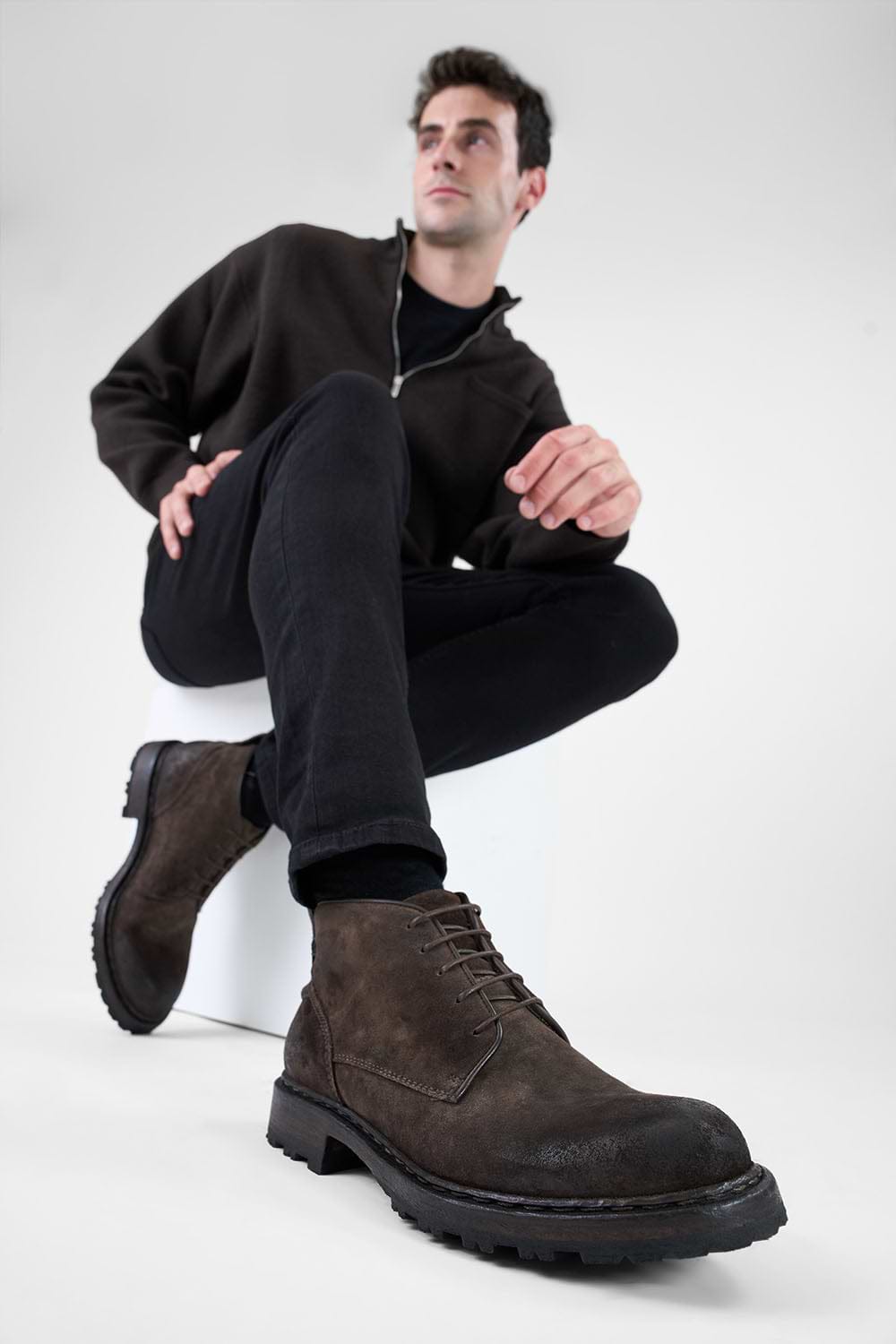 DRAKE brown suede chukka boots | untamed street – UNTAMED STREET