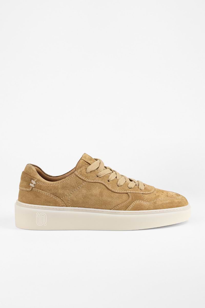 MAEVE mustard suede sneakers