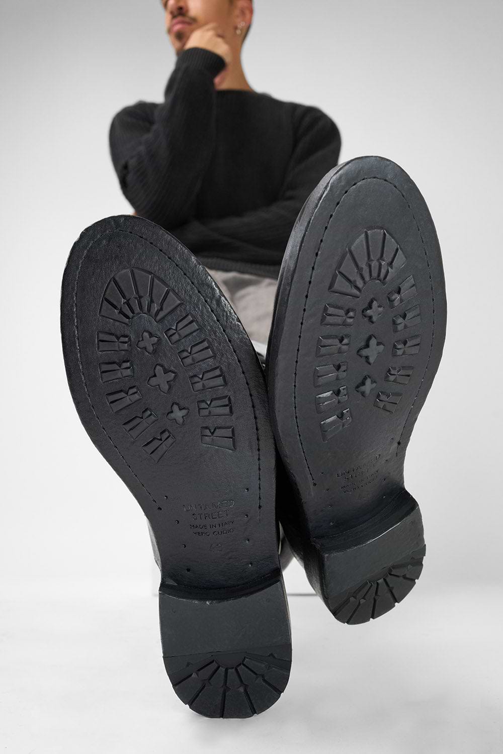 Paire de botte de garde allemande en feutrine | Militaria Normandie Paire de botte de garde allemande en feutrine | Militaria Normandie