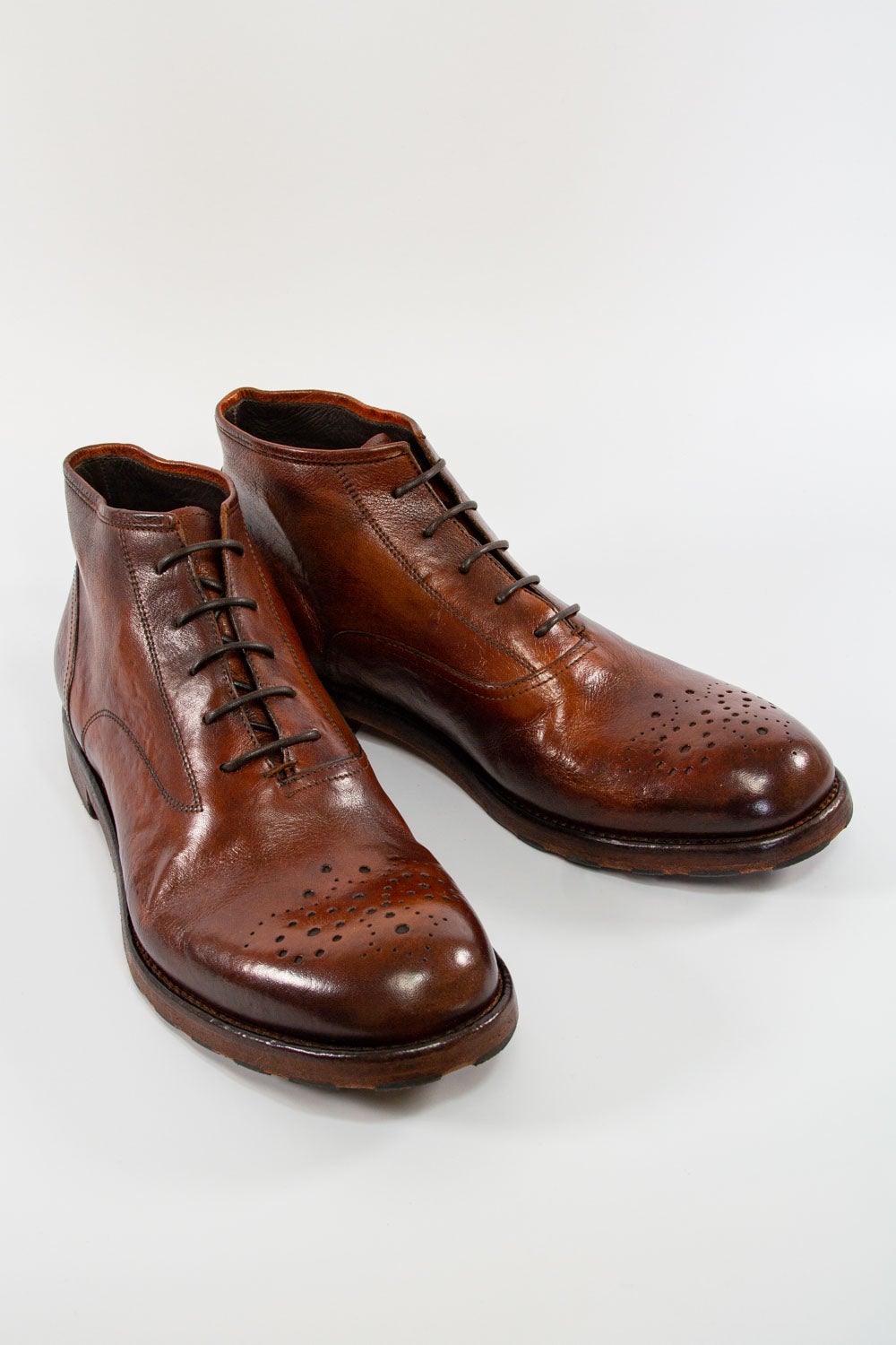 Untamed Street Brown Chukka Boots Men\'s EU Size 43 Handcrafted in Italy Untamed Street Brown Chukka Boots Men main image 3