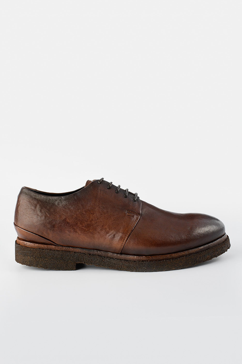 Messico Men’s Genuine Brown Leather Derby Shoes 
Size 10.5 Brown Leather Men main image 3