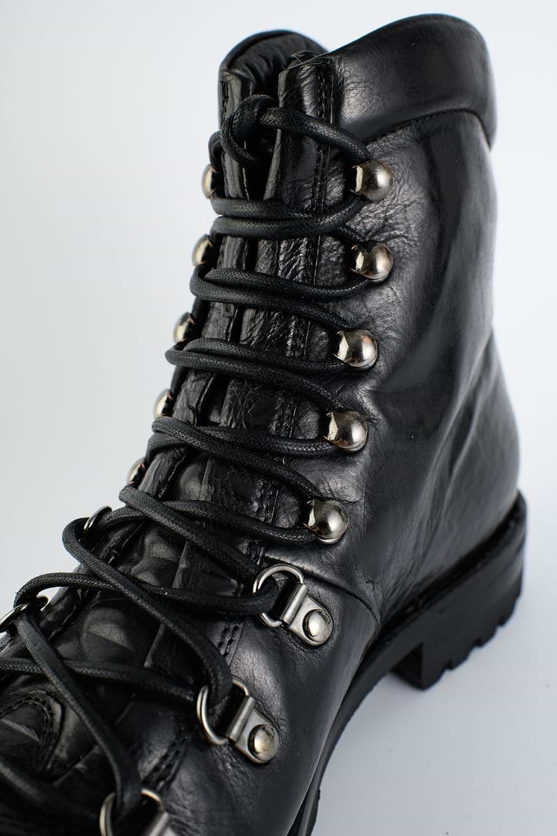 CAMDEN black combat boots | untamed street – UNTAMED STREET display picture 3