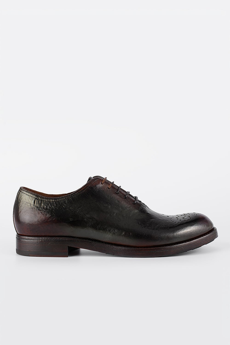Base London Charcoal Brogue Oxfords Amazon.com | Black Brogue Shoes by Base London | Shoes main image 4