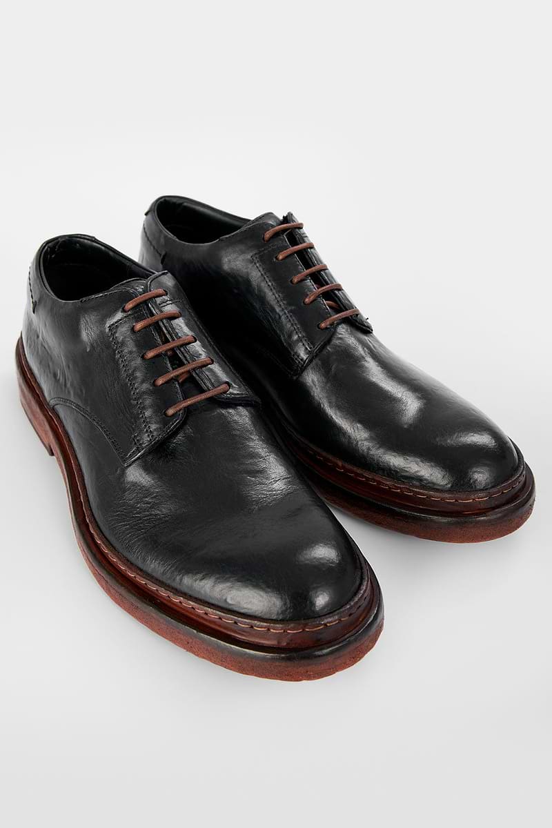 YORK black welted derby shoes | untamed street – UNTAMED STREET display picture 2