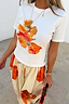 Thumbnail for Blurred Floral Slim T-Shirt