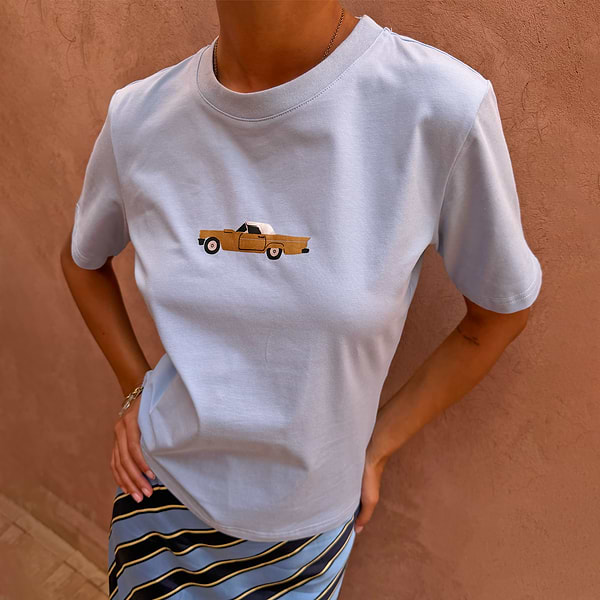 Women's Cadillac Baby T-Shirt in - Size L