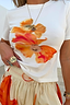 Blurred Floral Slim T-Shirt