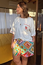 Tile Print Jersey Pyjamas