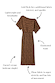 Petite Lucia Leopard Tilly Dress in gold-flecked plissé fabric with an elasticated waist.