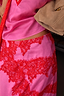 Pink and Red Lace Lily Skirt