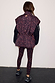 Dark Leopard Gilet with a drawstring waist and iconic print, shown from the back over matching leopard leggings.