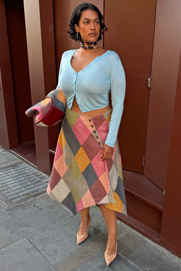caption_Model is 5ft9” and is UK size 18